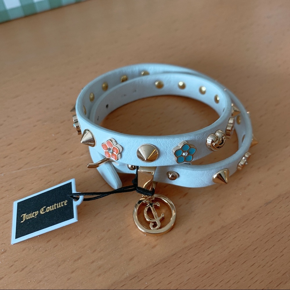 Juicy couture bracelet, white, new